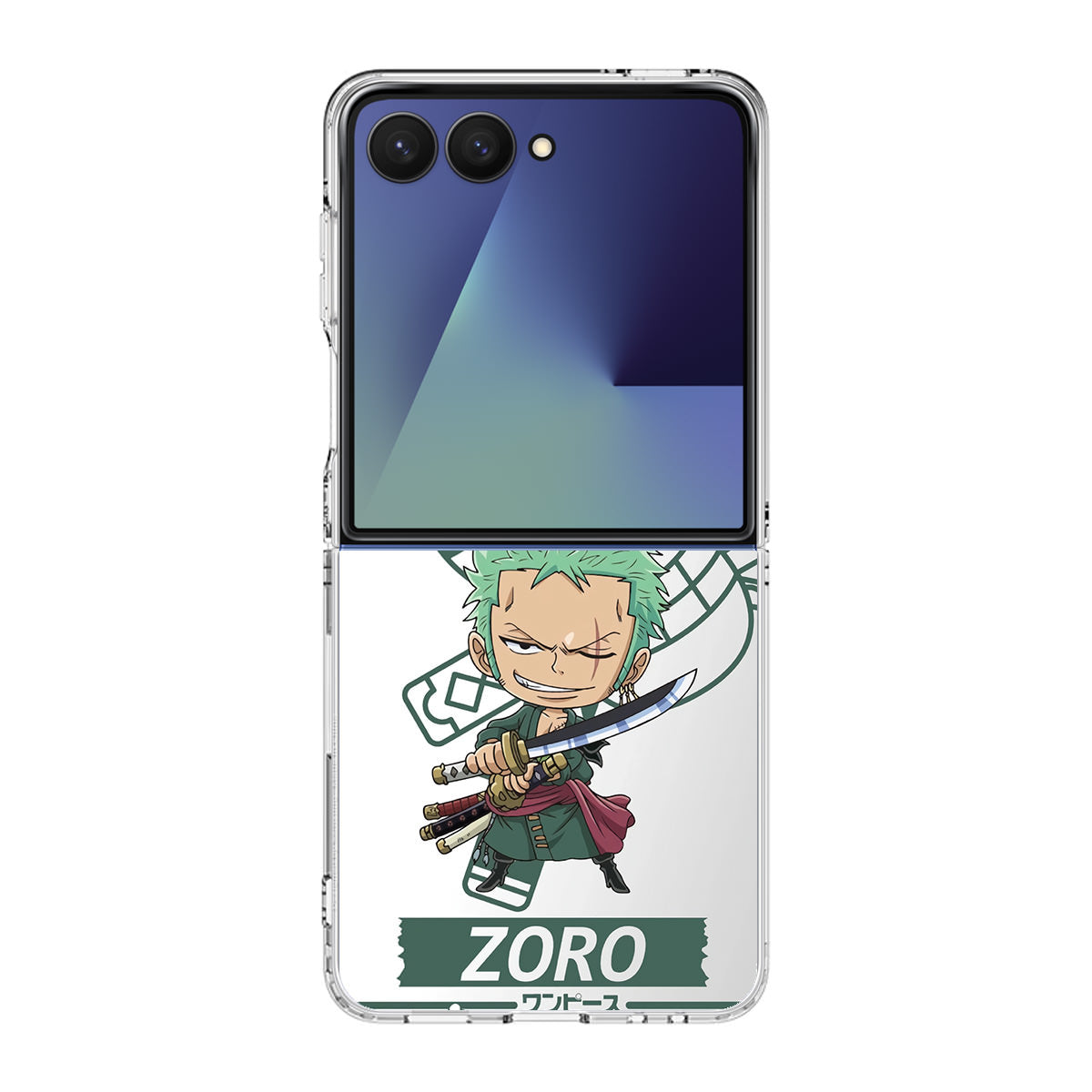 Chibi Zoro Samsung Galaxy Z Flip 7 Case