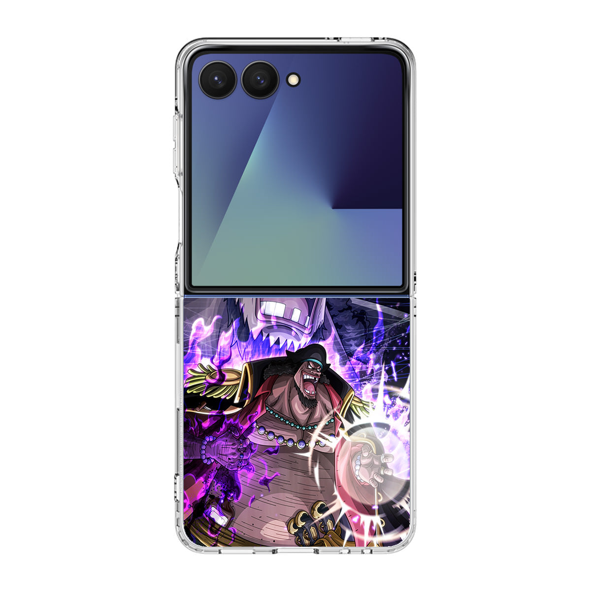 Kurohige With Two Devil Fruits Power Samsung Galaxy Z Flip 7 Case
