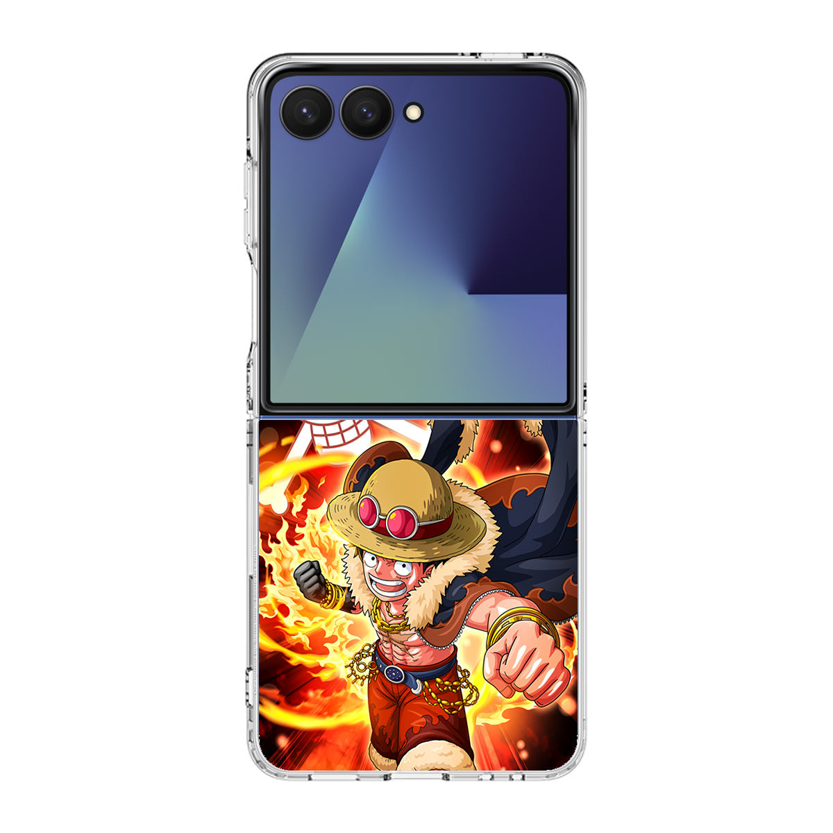 Luffy Red Hawk Punch Samsung Galaxy Z Flip 7 Case