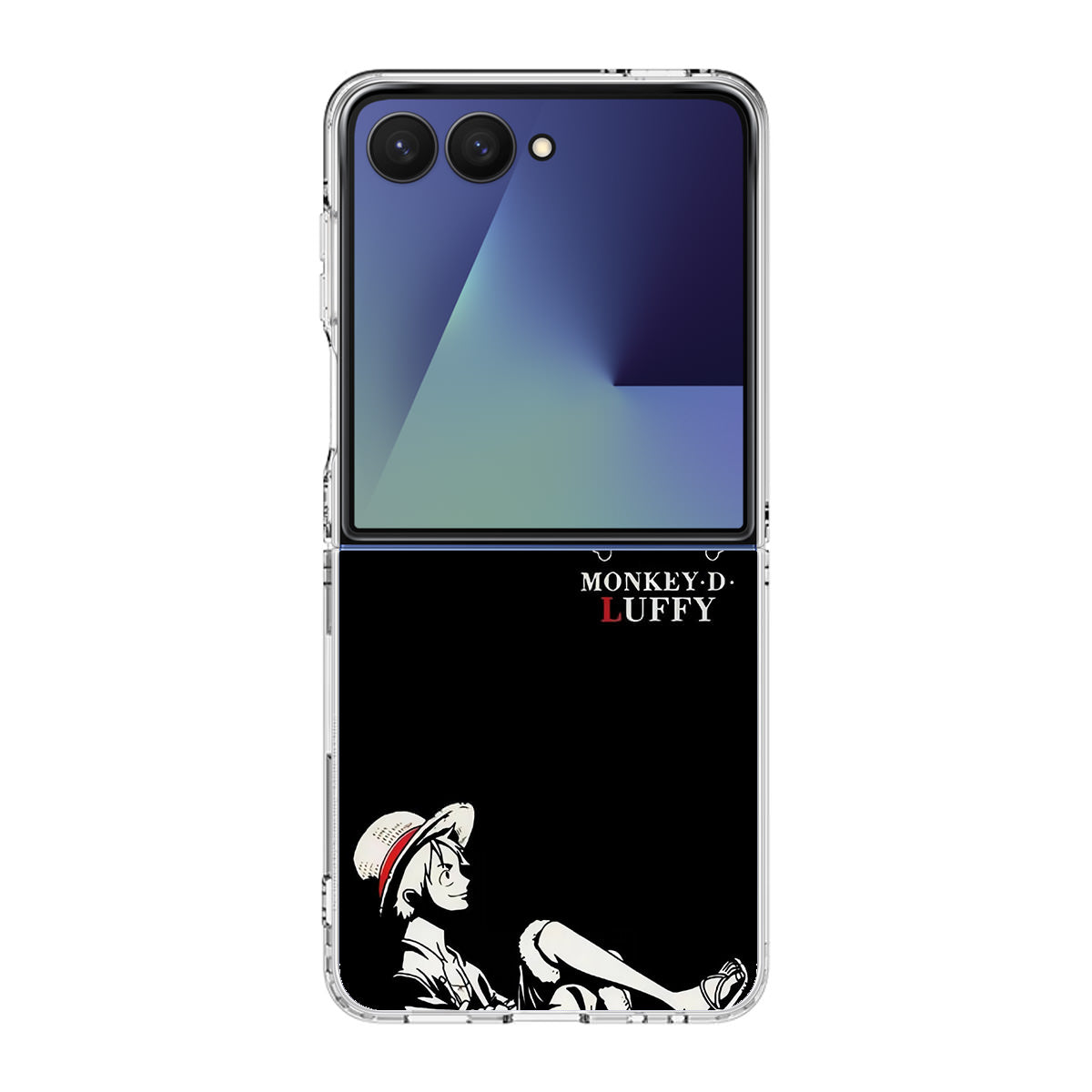 Monkey D Luffy Black And White Samsung Galaxy Z Flip 7 Case