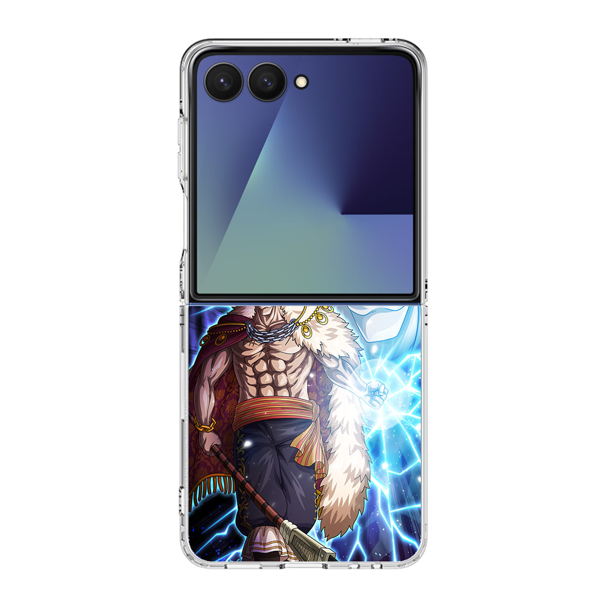 Shirohige With Gura Gura Power Samsung Galaxy Z Flip 7 Case