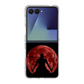 Silhouette Of Zoro In Santoryu Mode Samsung Galaxy Z Flip 7 Case