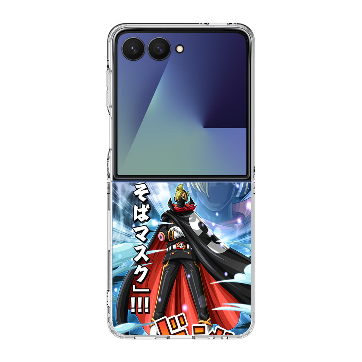 Stealth Black Sanji Samsung Galaxy Z Flip 7 Case
