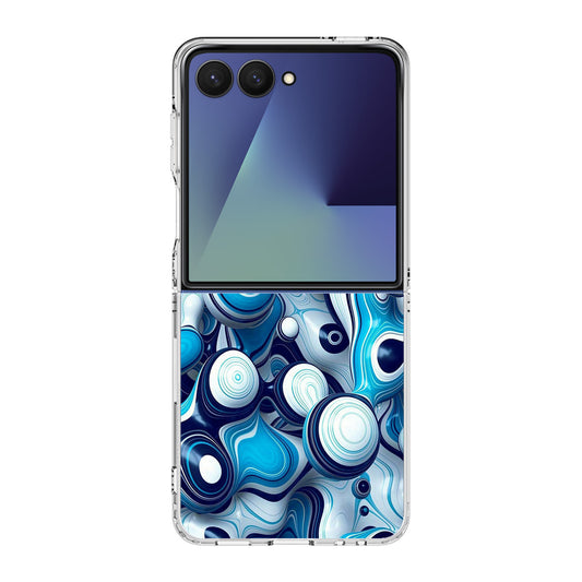 Abstract Art All Blue Samsung Galaxy Z Flip 7 Case