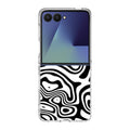 Abstract Black and White Background Samsung Galaxy Z Flip 7 Case