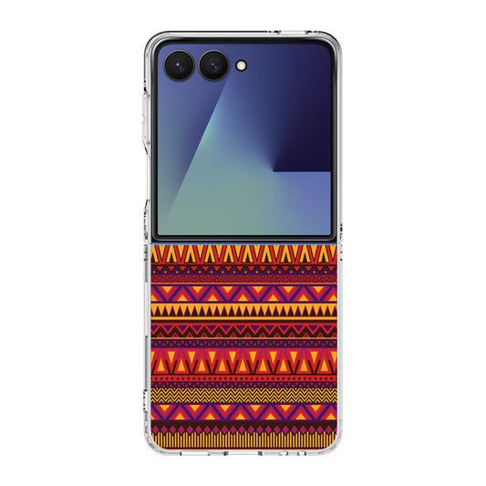African Aztec Pattern Samsung Galaxy Z Flip 7 Case