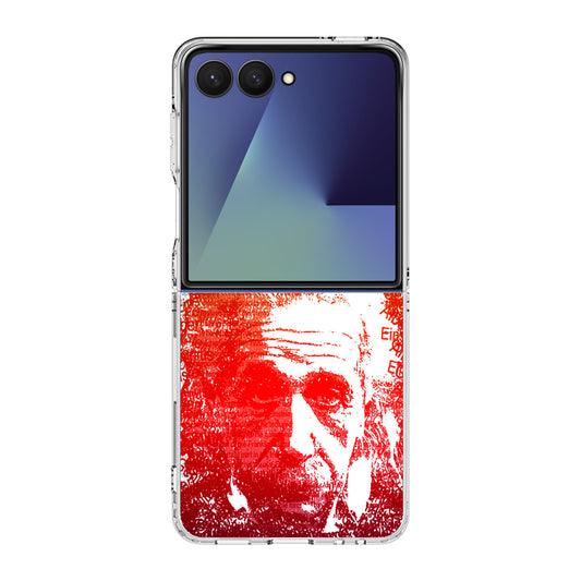 Albert Einstein Art Samsung Galaxy Z Flip 7 Case