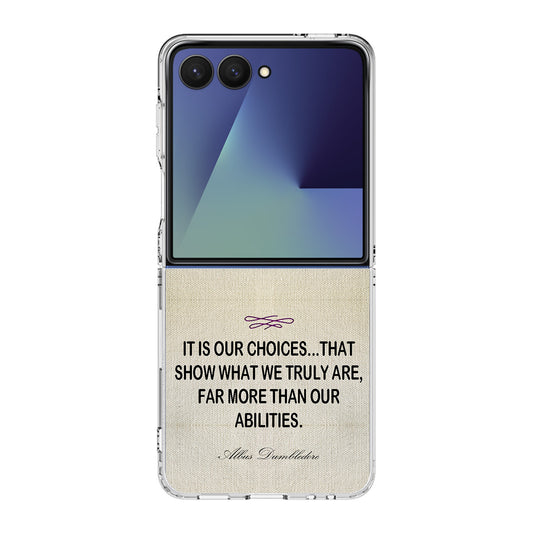 Albus Dumbledore Quote Samsung Galaxy Z Flip 7 Case