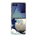 Artistic the Great Wave off Kanagawa Samsung Galaxy Z Flip 7 Case