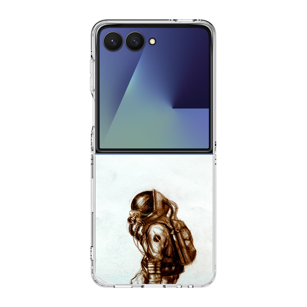 Astronaut Heavy Walk Samsung Galaxy Z Flip 7 Case