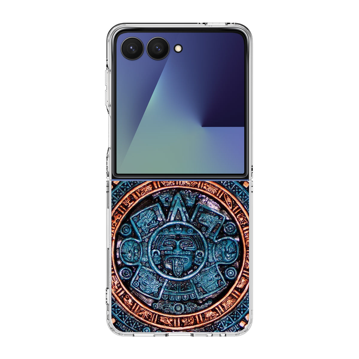 Aztec Calendar Samsung Galaxy Z Flip 7 Case