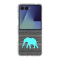 Aztec Elephant Turquoise Samsung Galaxy Z Flip 7 Case