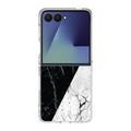 B&W Marble Samsung Galaxy Z Flip 7 Case