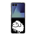 Baa Baa White Sheep Samsung Galaxy Z Flip 7 Case