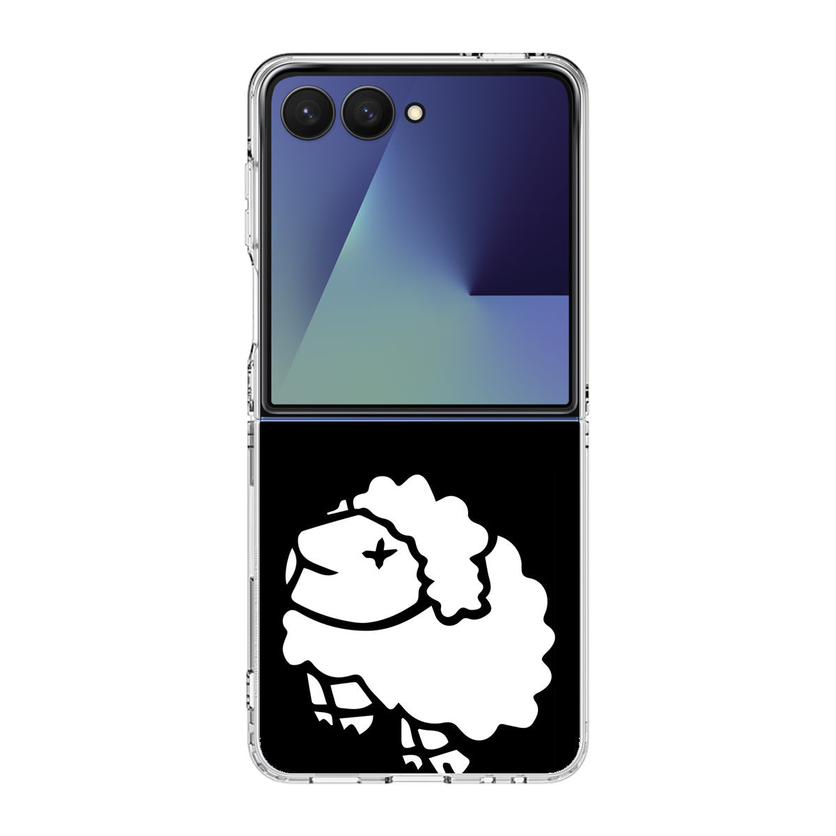 Baa Baa White Sheep Samsung Galaxy Z Flip 7 Case