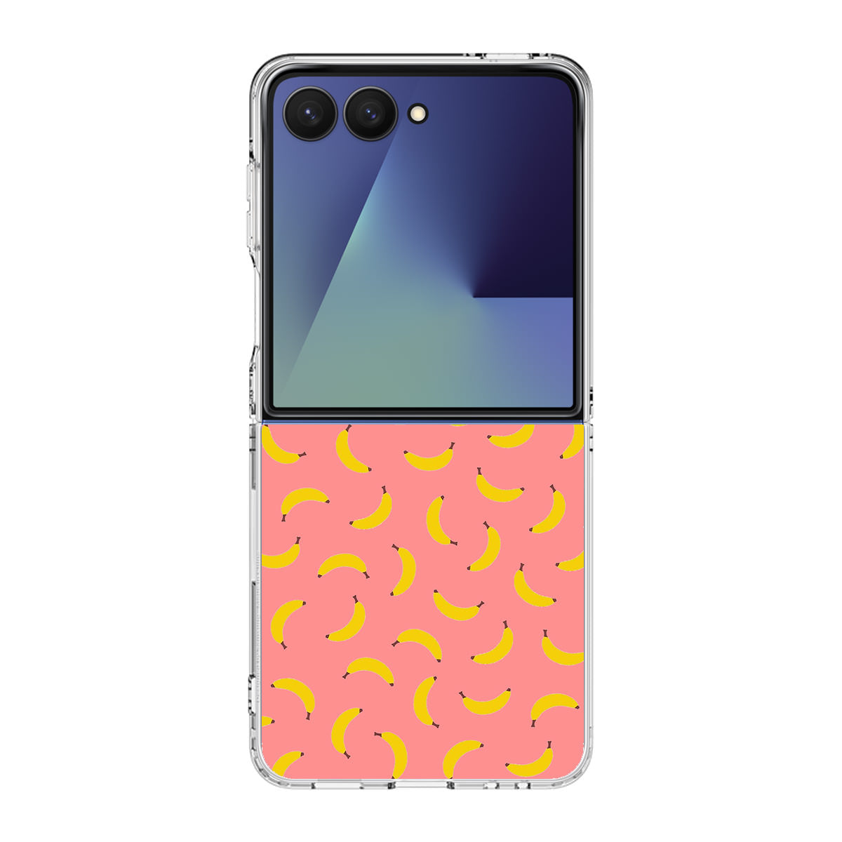 Bananas Fruit Pattern Pink Samsung Galaxy Z Flip 7 Case