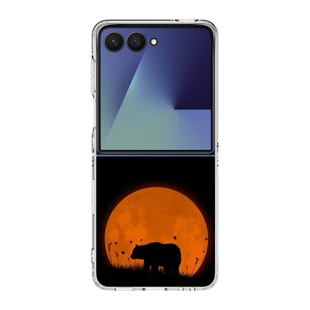 Bear Silhouette Samsung Galaxy Z Flip 7 Case