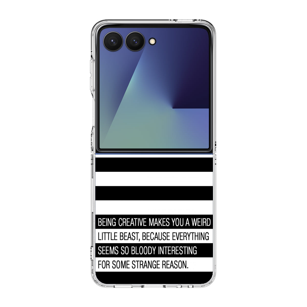 Being Creative Weird Samsung Galaxy Z Flip 7 Case