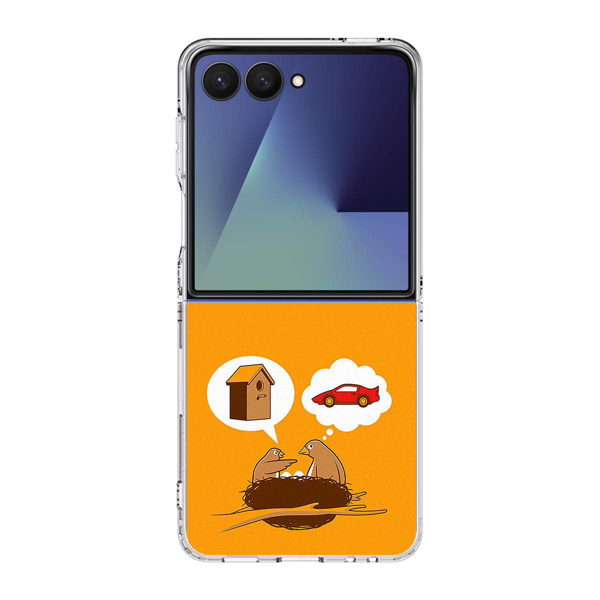 Bird Life Priorities Samsung Galaxy Z Flip 7 Case