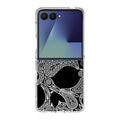 Black Skull Samsung Galaxy Z Flip 7 Case