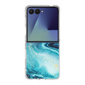 Blue Water Glitter Samsung Galaxy Z Flip 7 Case