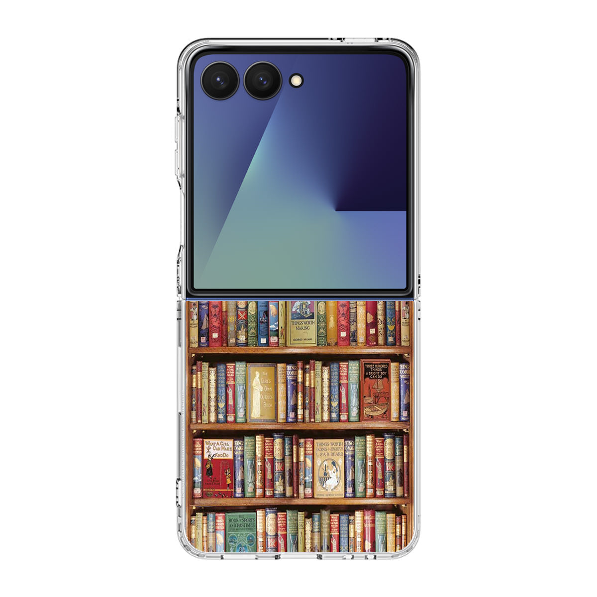 Bookshelf Library Samsung Galaxy Z Flip 7 Case