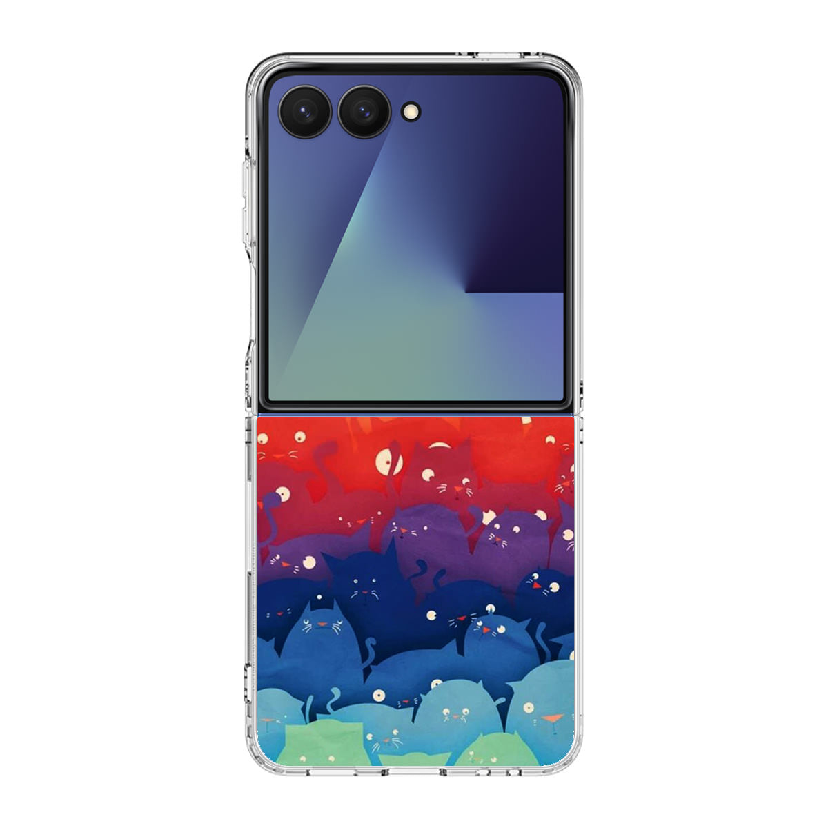 Cats Everywhere Samsung Galaxy Z Flip 7 Case