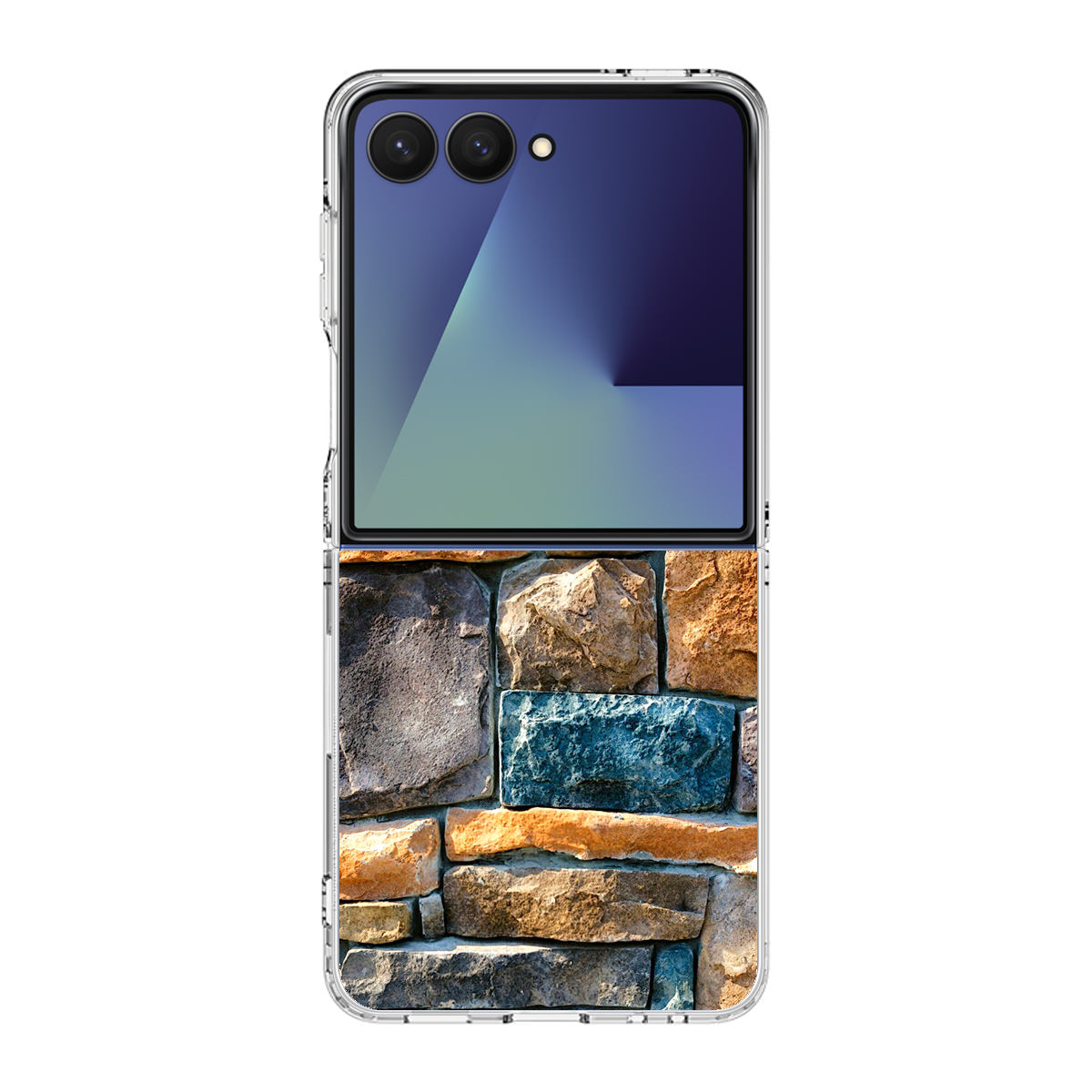 Colored Stone Piles Samsung Galaxy Z Flip 7 Case