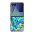 Colorful Art in Blue Samsung Galaxy Z Flip 7 Case