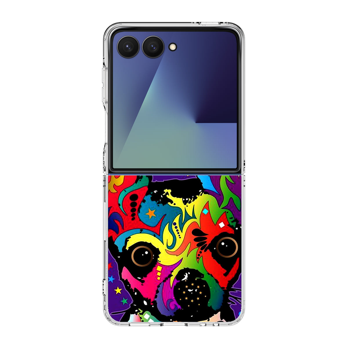 Colorful Chihuahua Samsung Galaxy Z Flip 7 Case