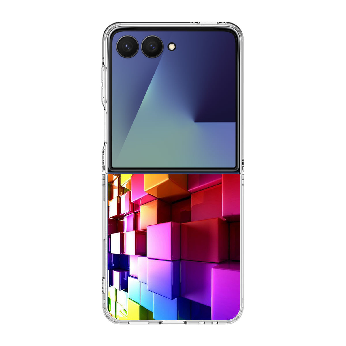 Colorful Cubes Samsung Galaxy Z Flip 7 Case