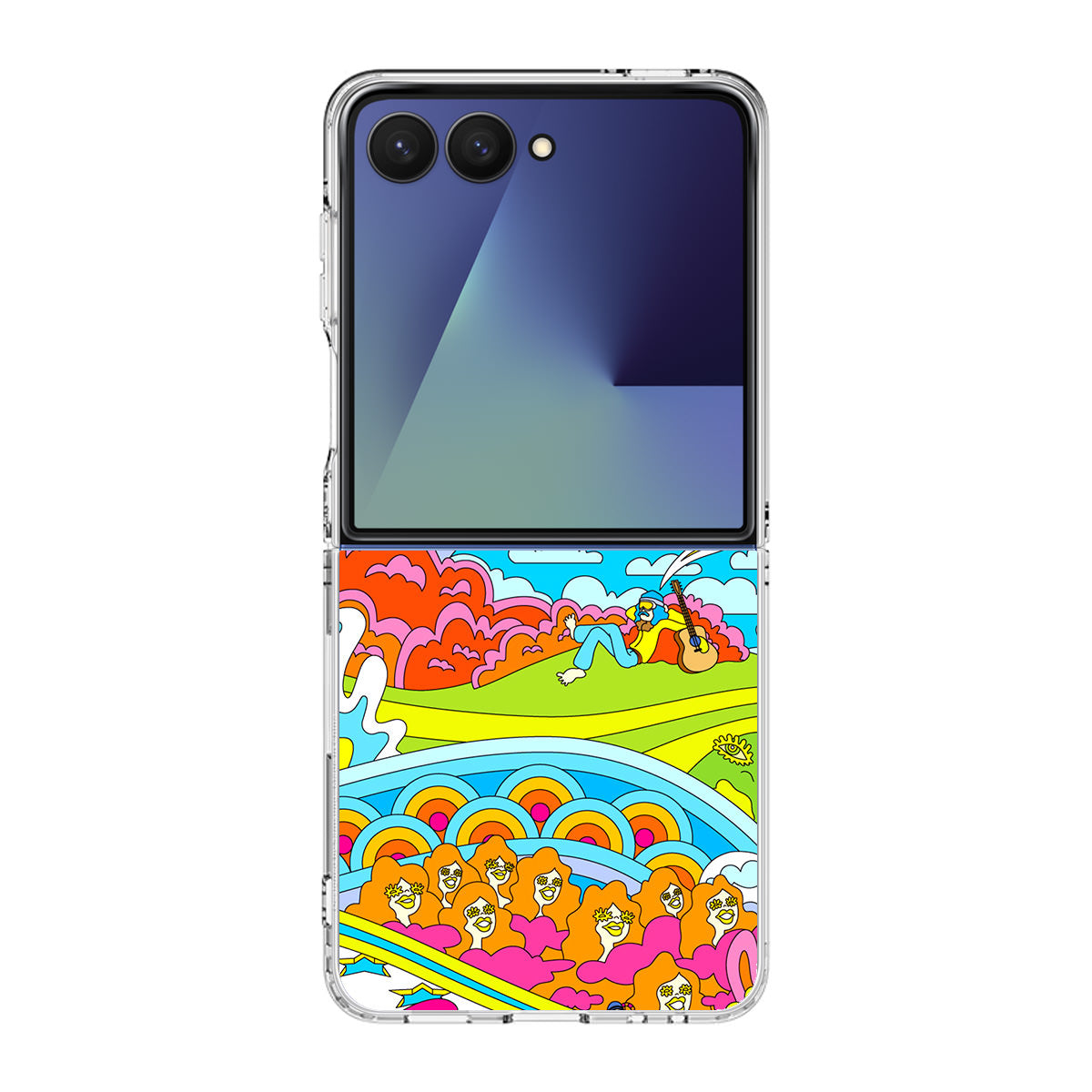Colorful Doodle Samsung Galaxy Z Flip 7 Case