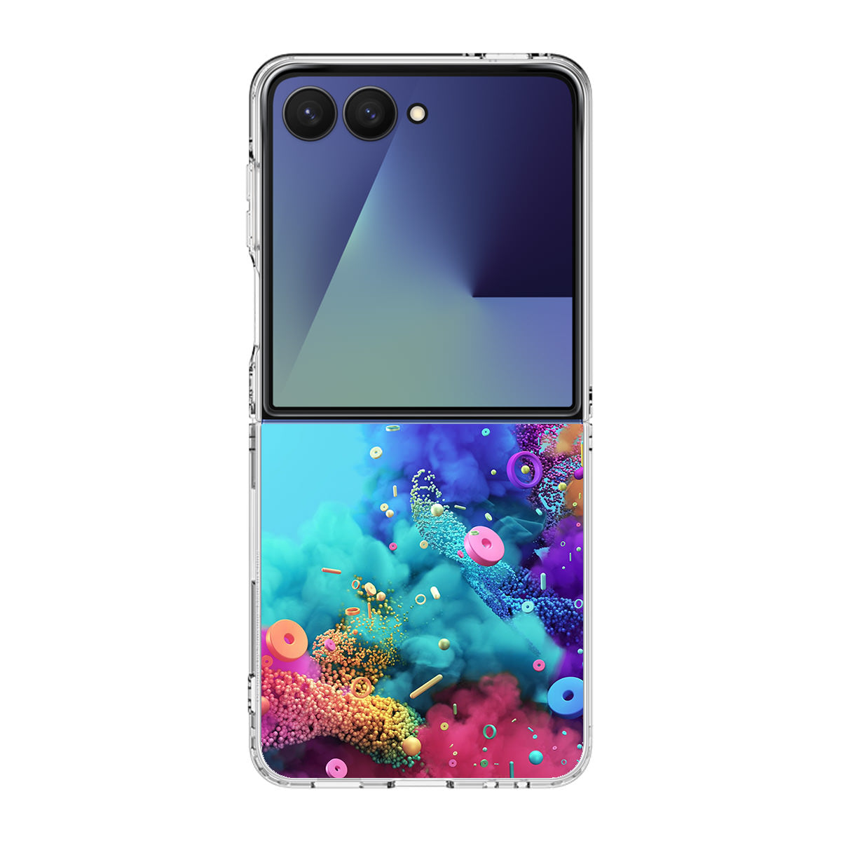 Colorful Smoke Boom Samsung Galaxy Z Flip 7 Case