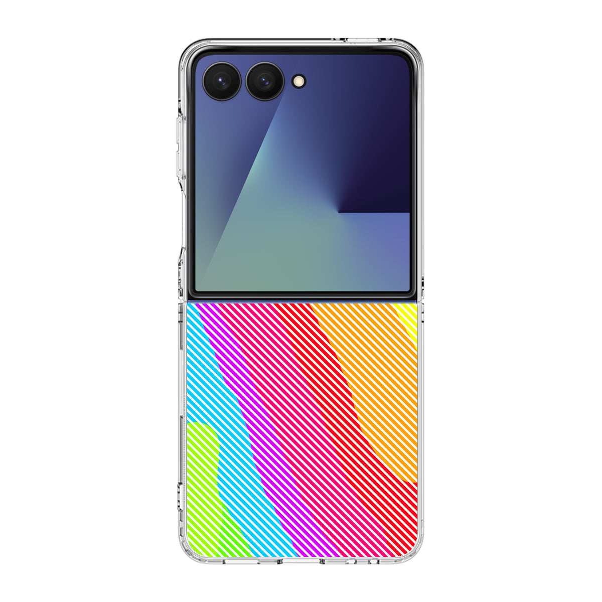 Colorful Stripes Samsung Galaxy Z Flip 7 Case