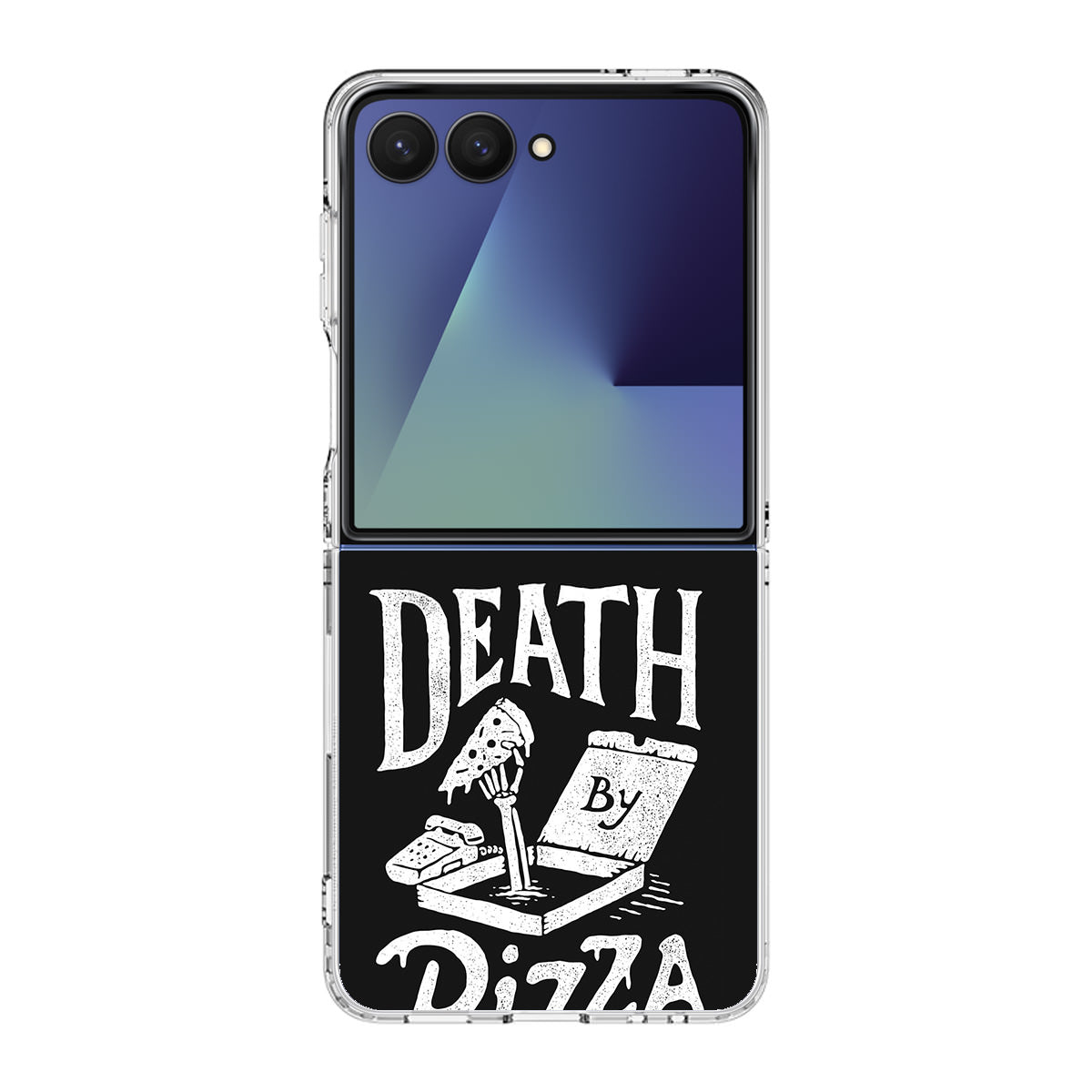 Death By Pizza Samsung Galaxy Z Flip 7 Case