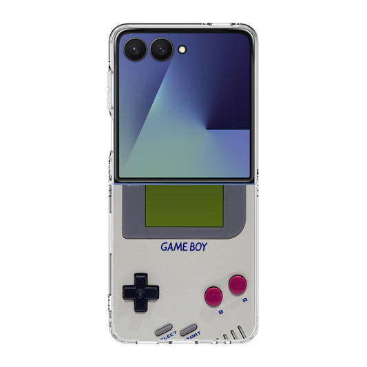 Game Boy Grey Model Samsung Galaxy Z Flip 7 Case