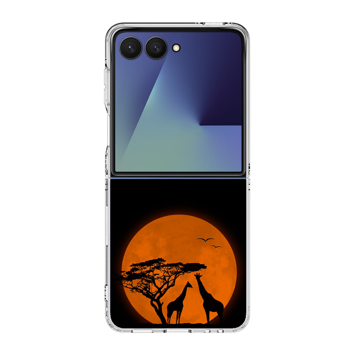 Giraffes Silhouette Samsung Galaxy Z Flip 7 Case