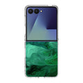Green Abstract Art Samsung Galaxy Z Flip 7 Case