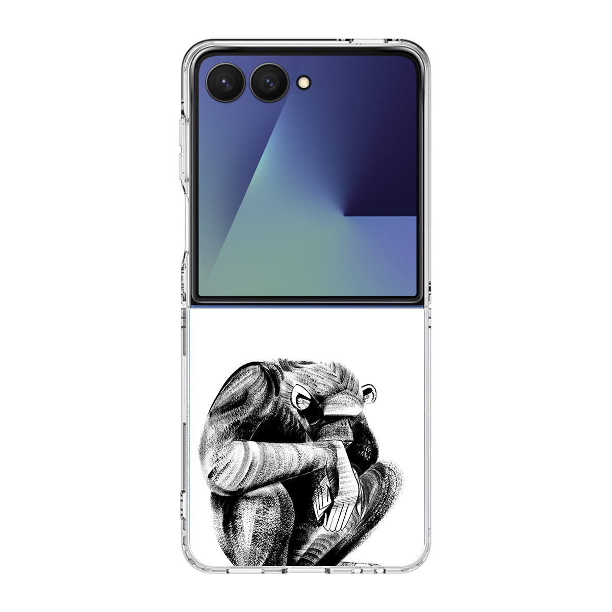 Guinea Chimp Samsung Galaxy Z Flip 7 Case