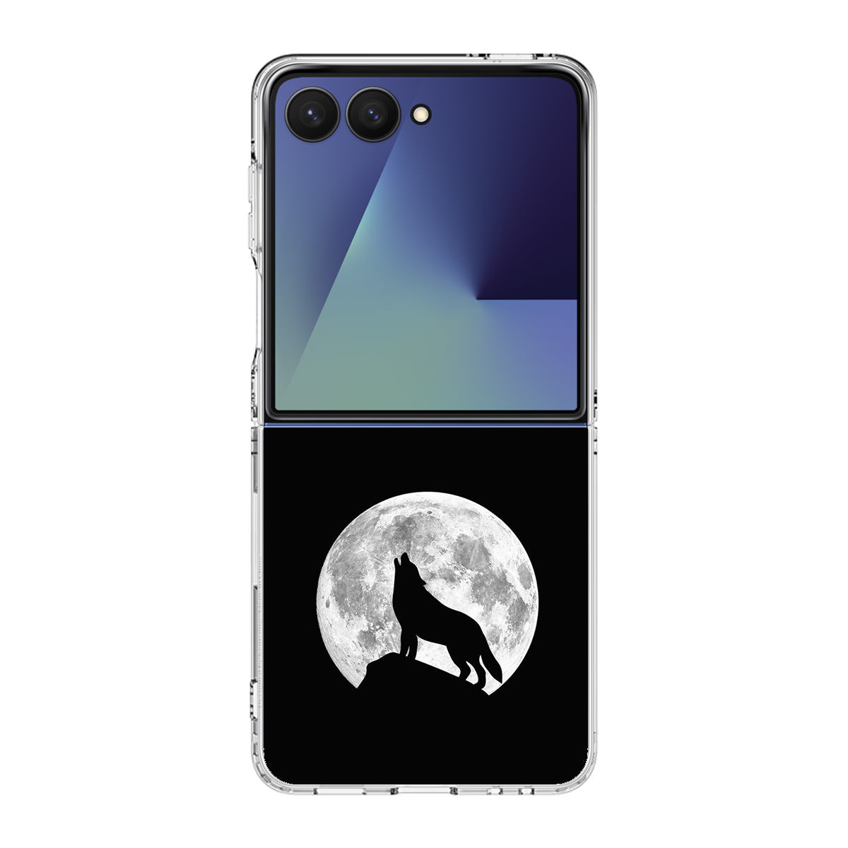 Howling Night Wolves Samsung Galaxy Z Flip 7 Case