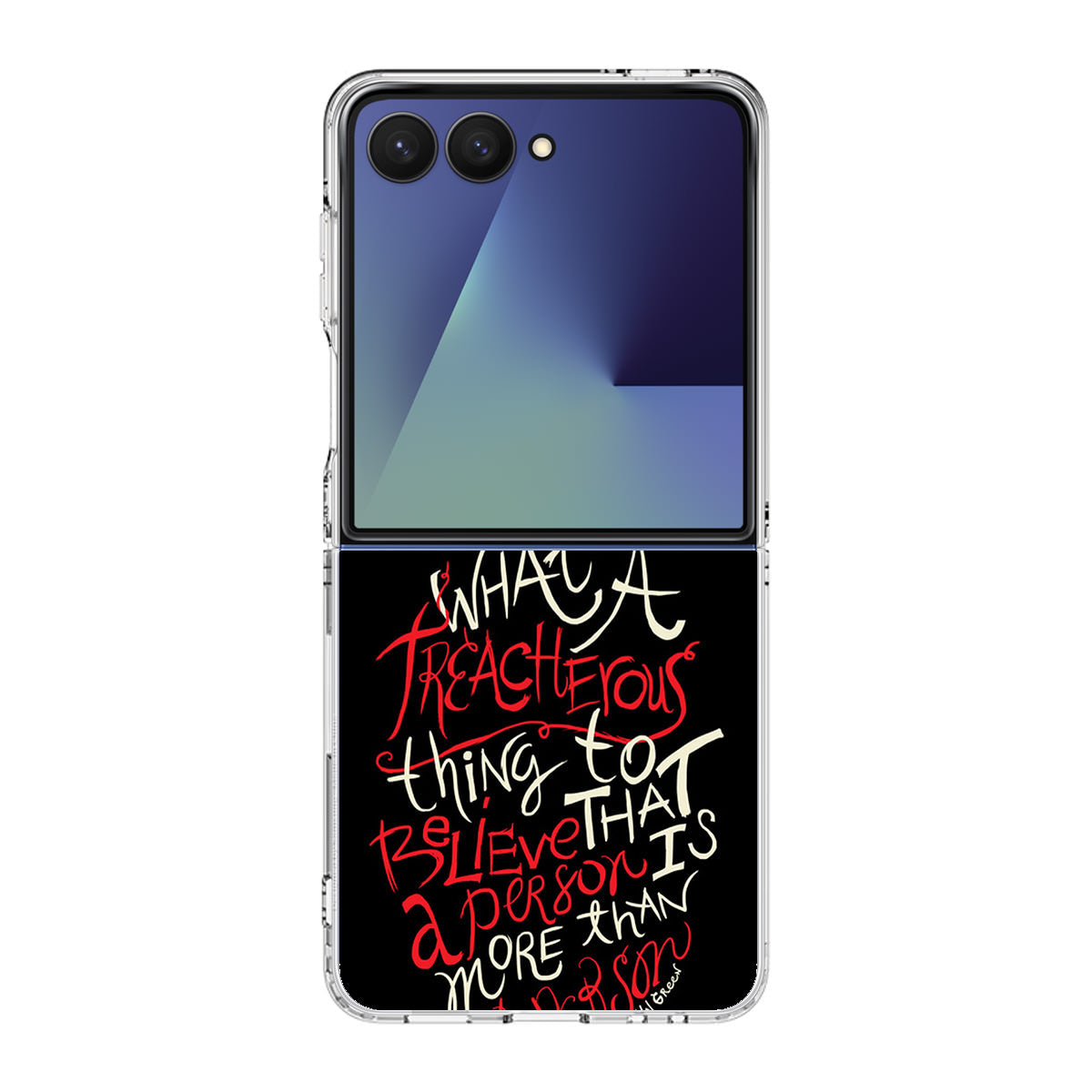 John Green Quotes More Than A Person Samsung Galaxy Z Flip 7 Case