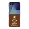 Keep Calm and Drink Coffee Samsung Galaxy Z Flip 7 Case