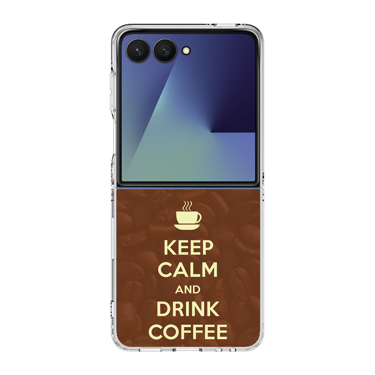 Keep Calm and Drink Coffee Samsung Galaxy Z Flip 7 Case