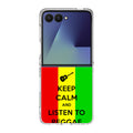 Keep Calm and Listen to Reggae Samsung Galaxy Z Flip 7 Case