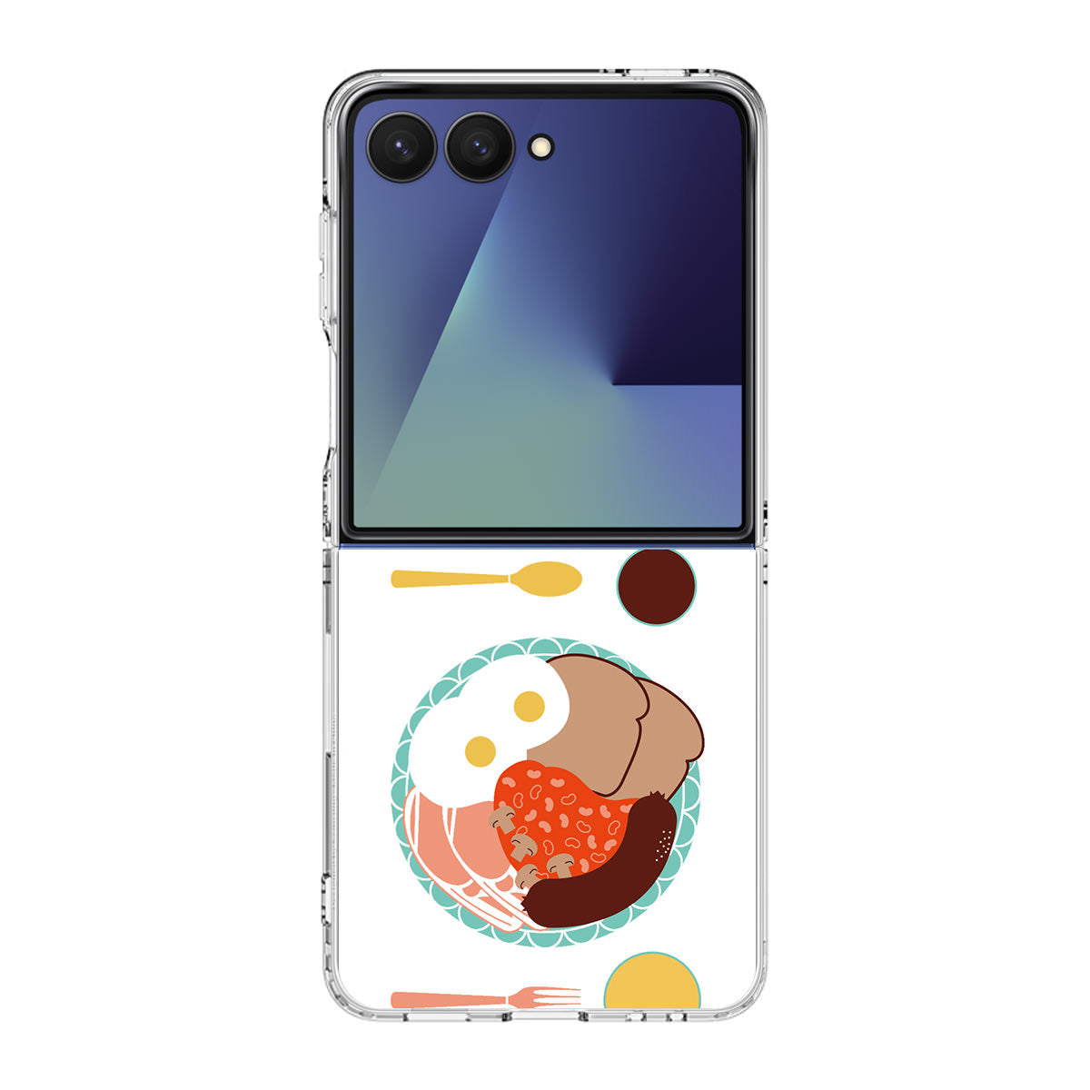 London Breakfast Samsung Galaxy Z Flip 7 Case