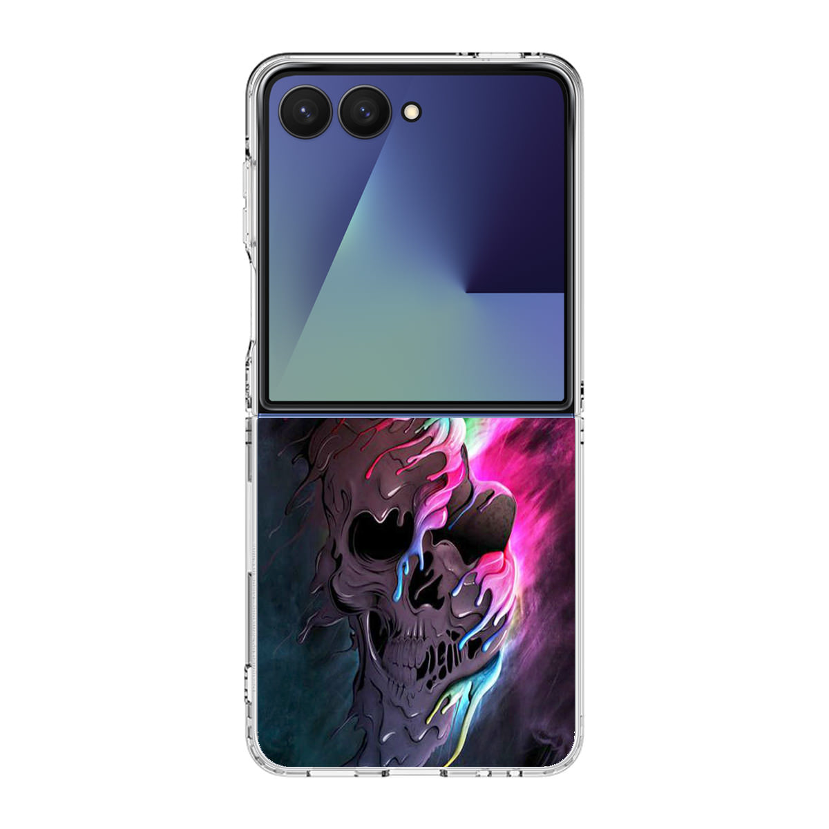 Melted Skull Samsung Galaxy Z Flip 7 Case