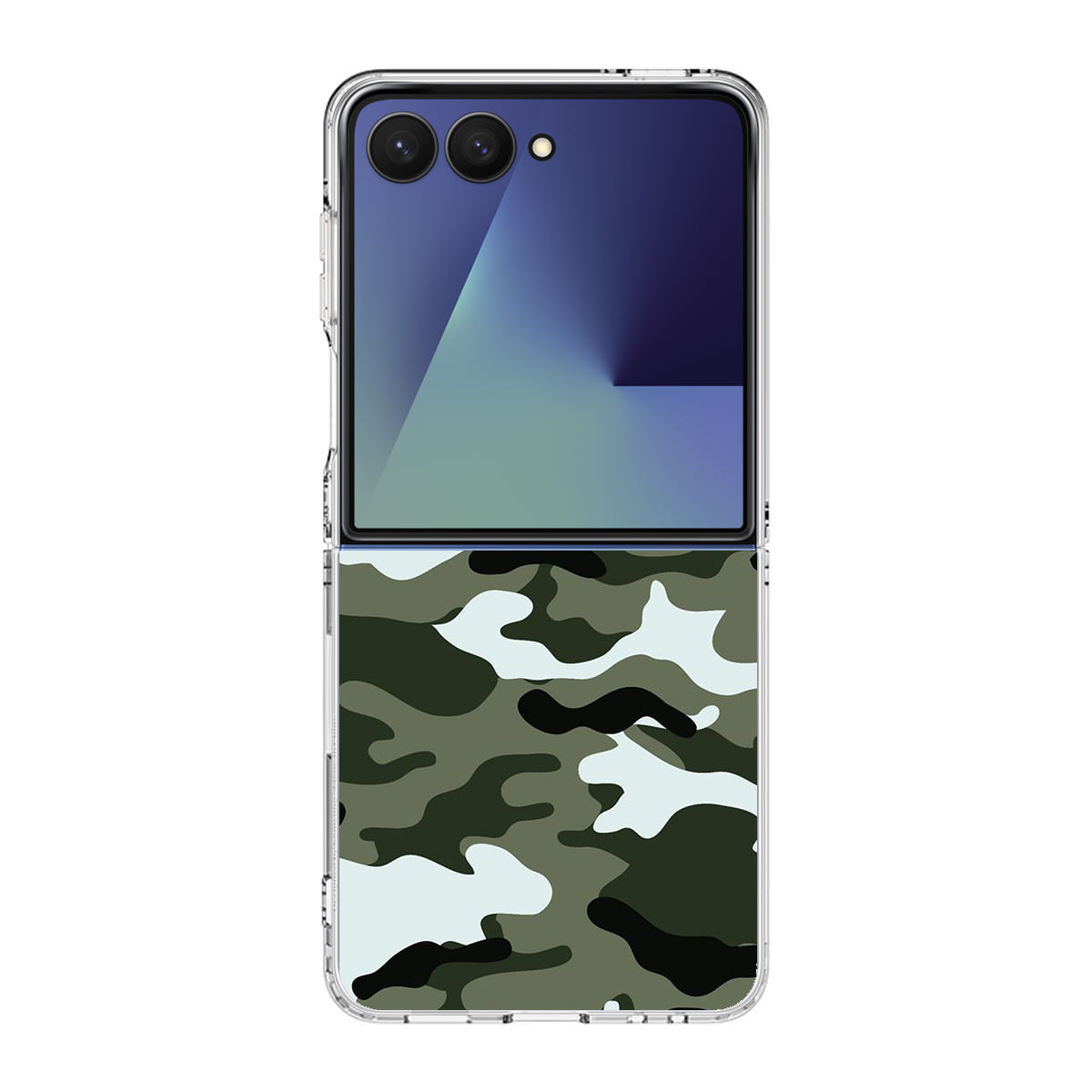 Military Green Camo Samsung Galaxy Z Flip 7 Case