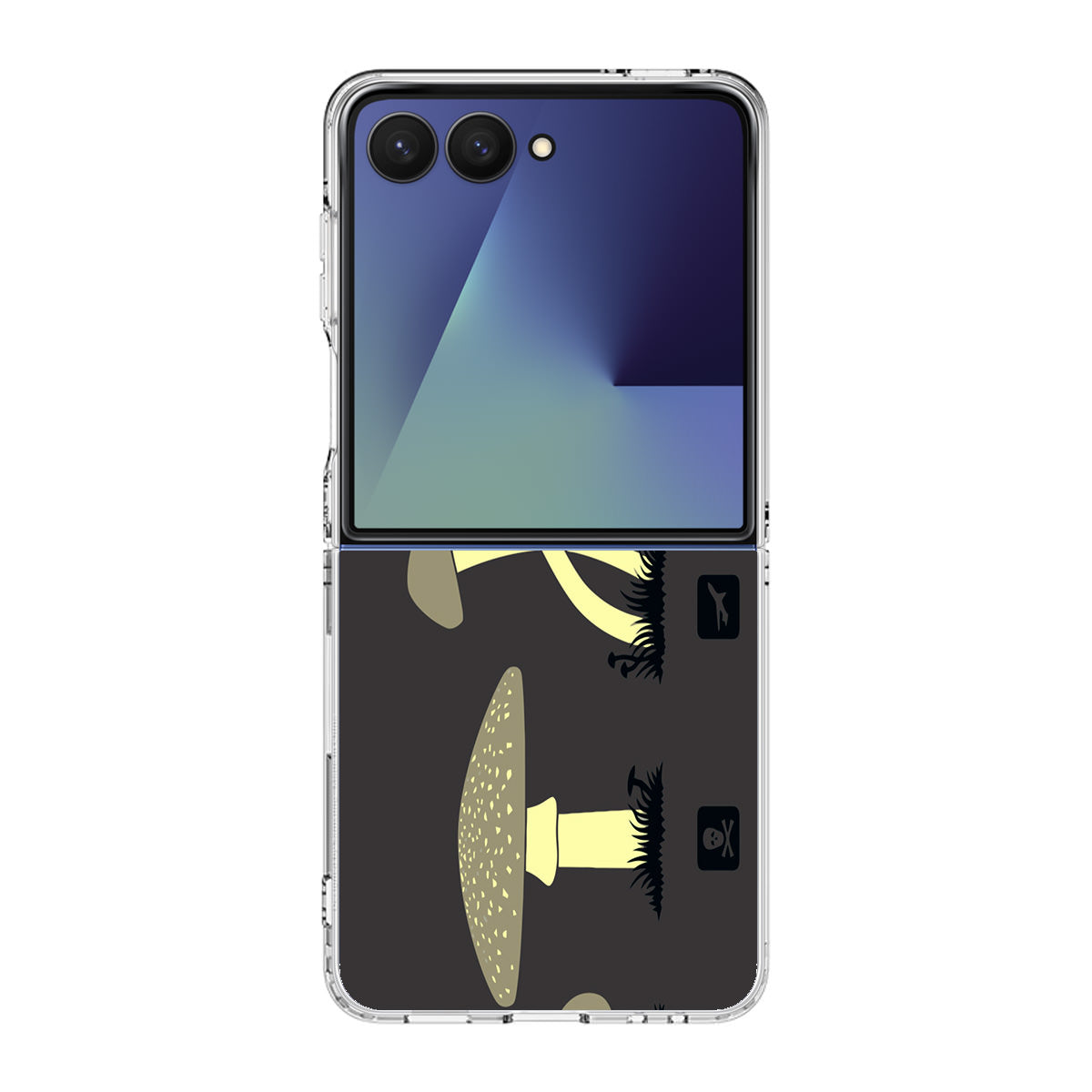 Mushroom Minimalism Samsung Galaxy Z Flip 7 Case