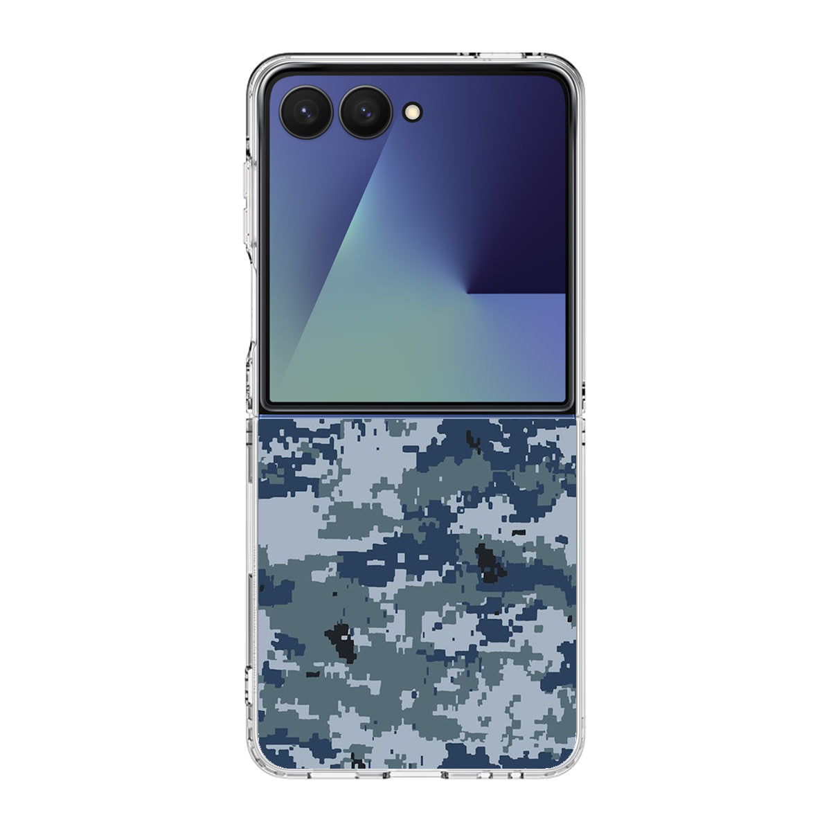 Navy Camo Samsung Galaxy Z Flip 7 Case
