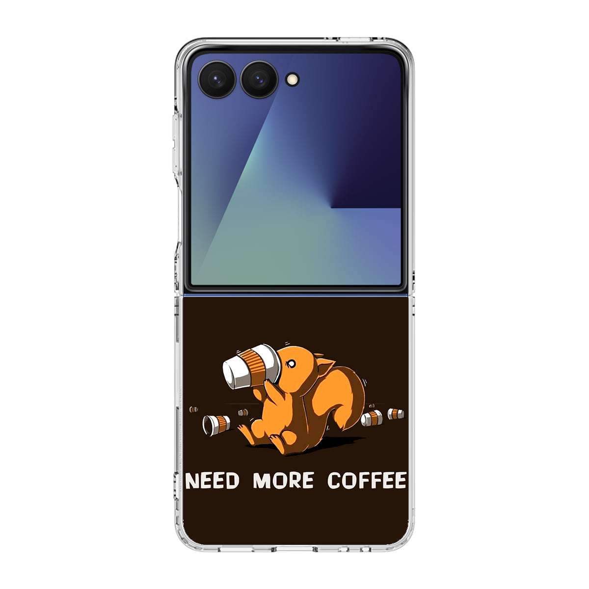 Need More Coffee Programmer Story Samsung Galaxy Z Flip 7 Case
